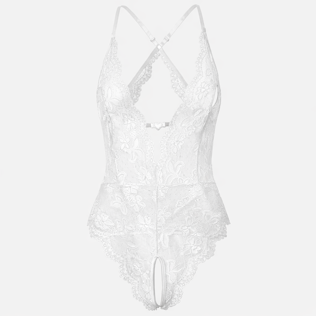 Valentine’s Midnight Lace Teddy