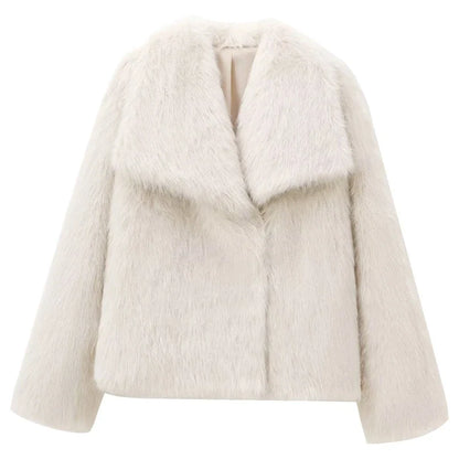 Plush Faux Fur Jacket